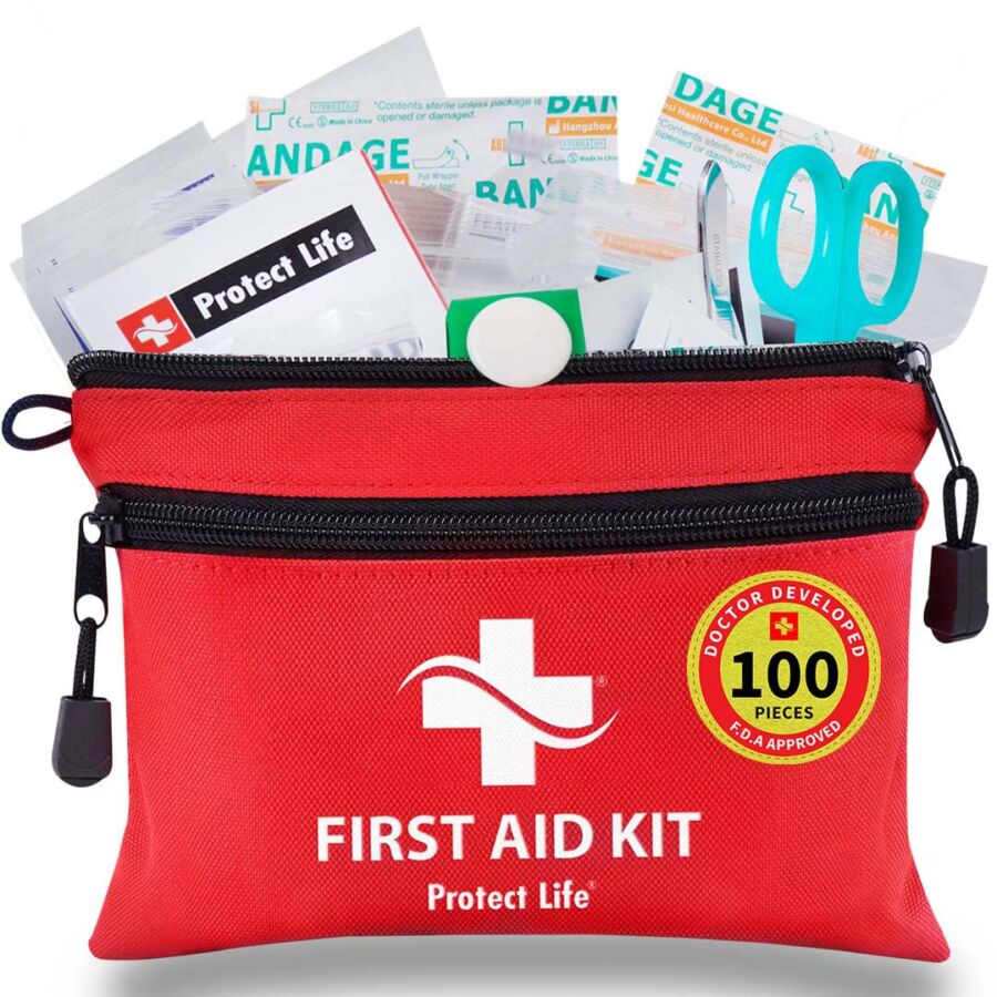 Protect Life First Aid Kit for Home/Business, HSA/FSA Eligible Emergency Kit