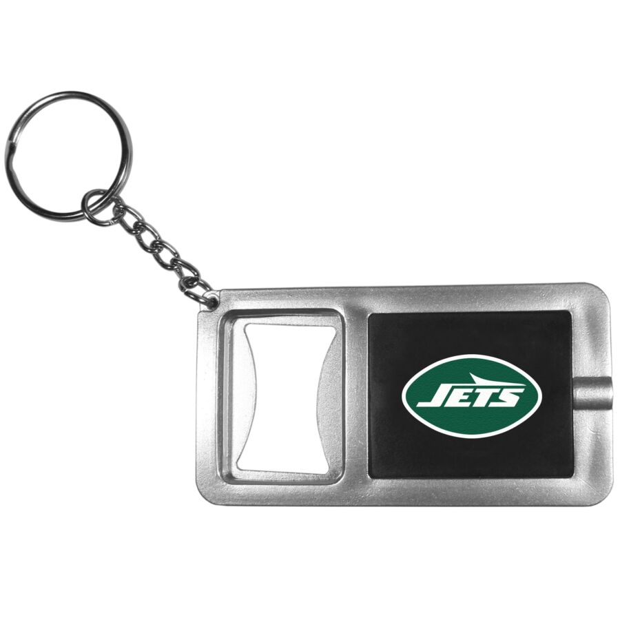 Siskiyou NFL unisex-adult Flashlight Key Chain With Bottle Opener