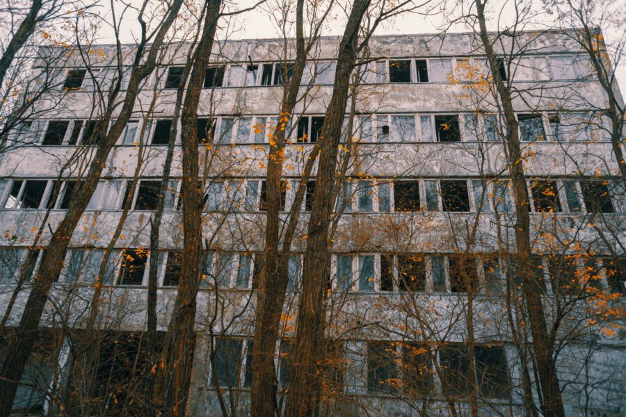 Abandoned building Chernobyl