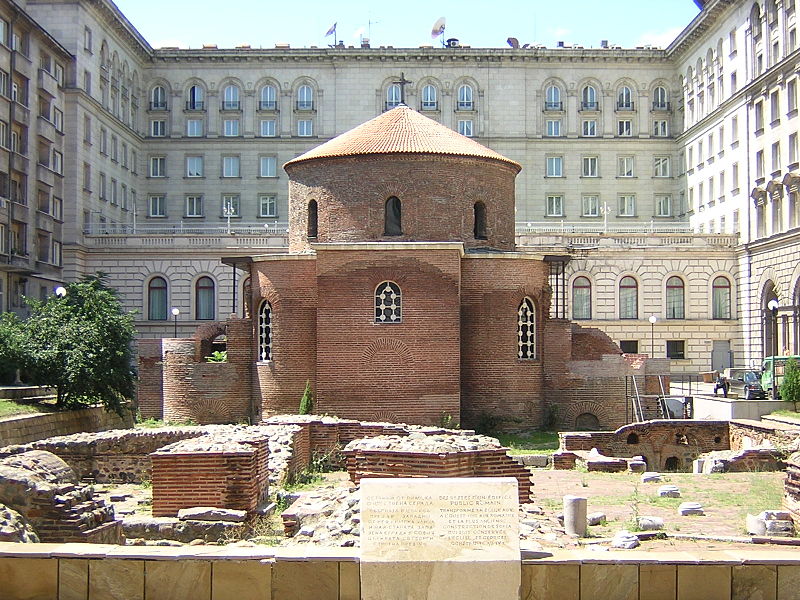 Ancient orthodox rounda church  Saint-George