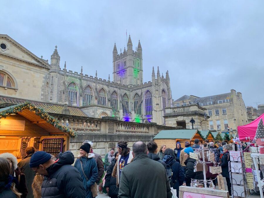 Sights at the Bath Christmas Market (UK)