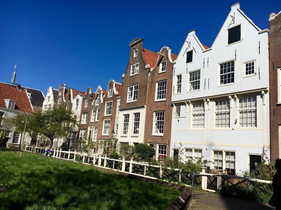 Iconic houses at Begijnhof