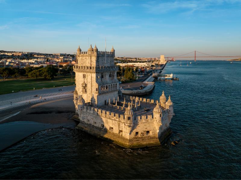 Iconic Belém Tower in Portugal