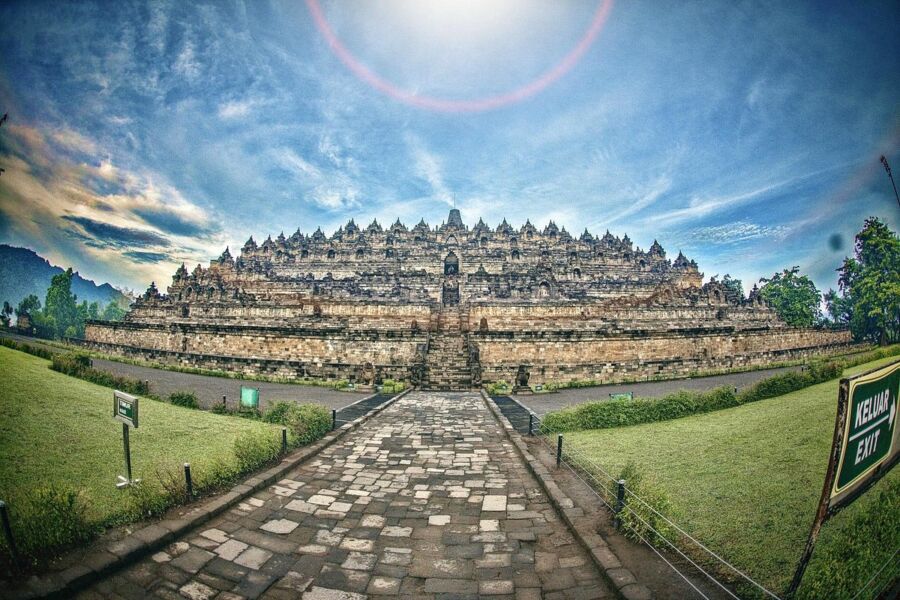 Magnificent Borobudur temple in Jakarta