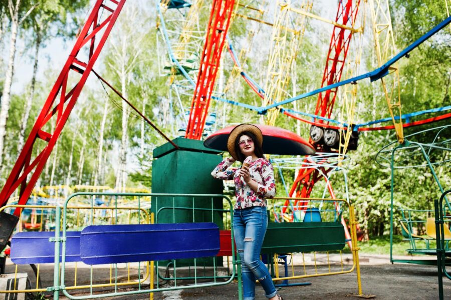 Woman at the Canada's Wonderland