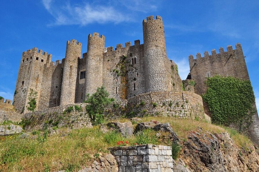 Ancient Castelo de Óbidos in Portugal