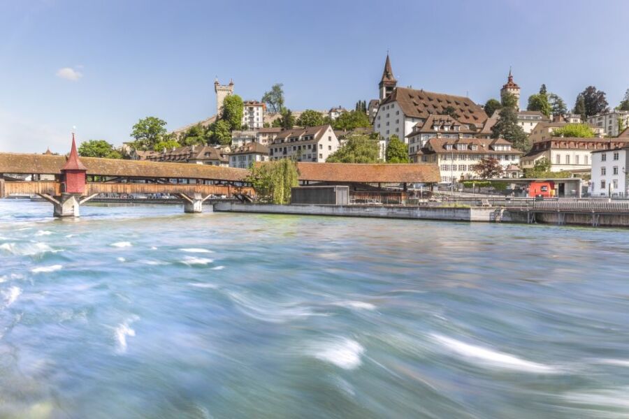 Chapel bridge in Lucerne