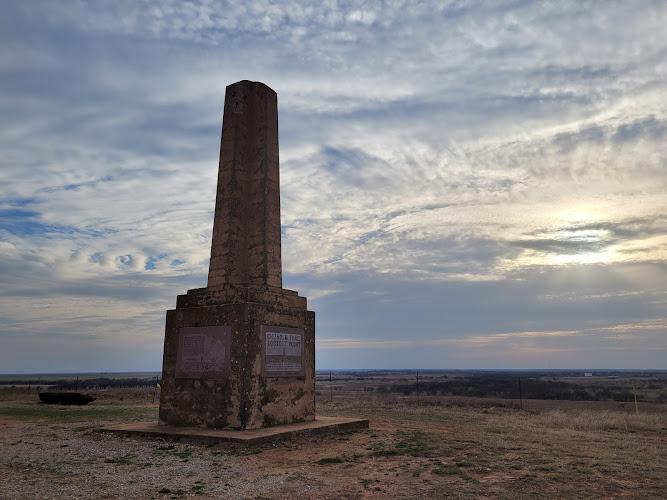 Chisolm Trail Monument.