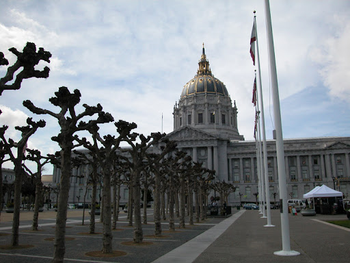 Civic center in San Francisco