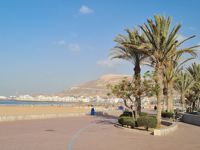 Corniche de la plage d’Agadir