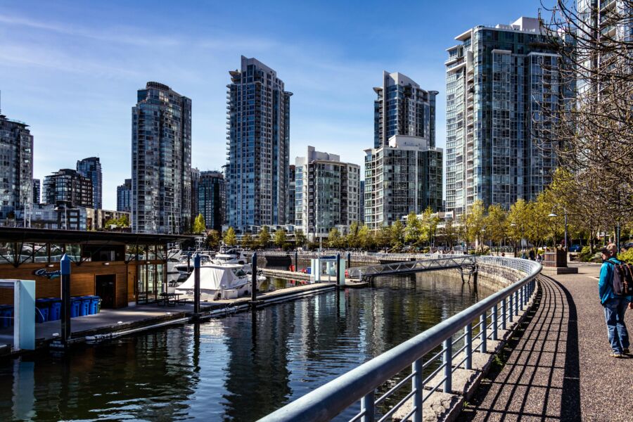 Downtown Vancouver in Canada