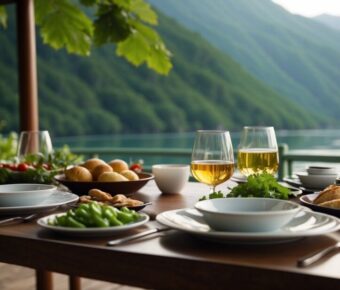 Food and wine offering for Sajek tours