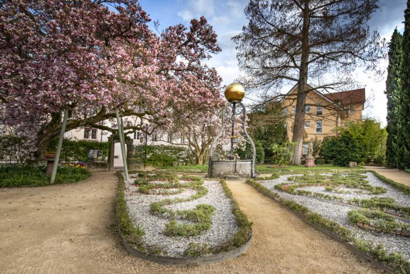 Scenic Franciscan Gardens in Prague