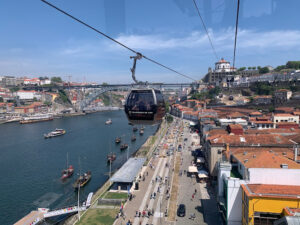 Gaia Cable Car - Jardim do Morro station