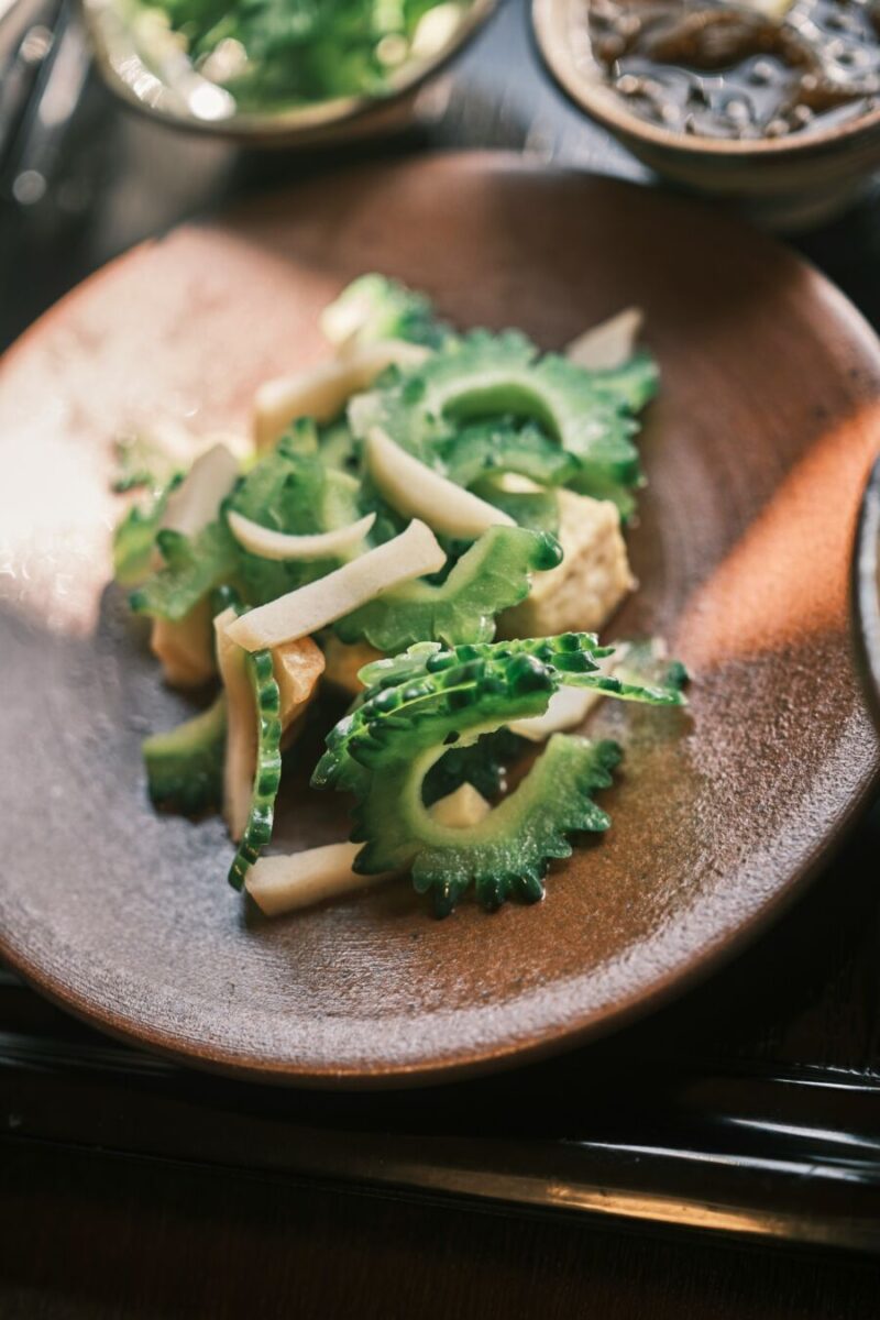 Goya Champuru meal in a plate