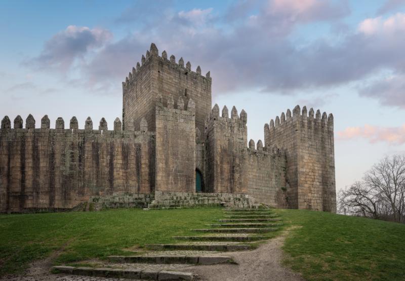 Castle of Guimaraes Main Gate - Guimaraes, Portugal