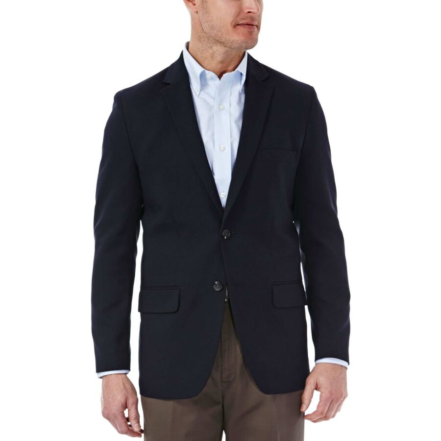 HAGGAR Men's In Motion Tailored Fit Blazer