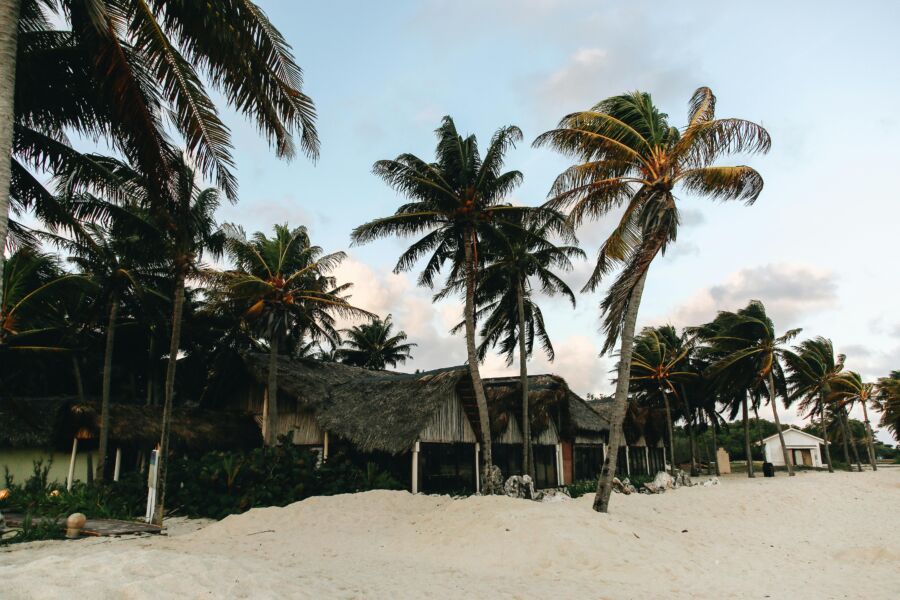 Beach huts in Hopkins