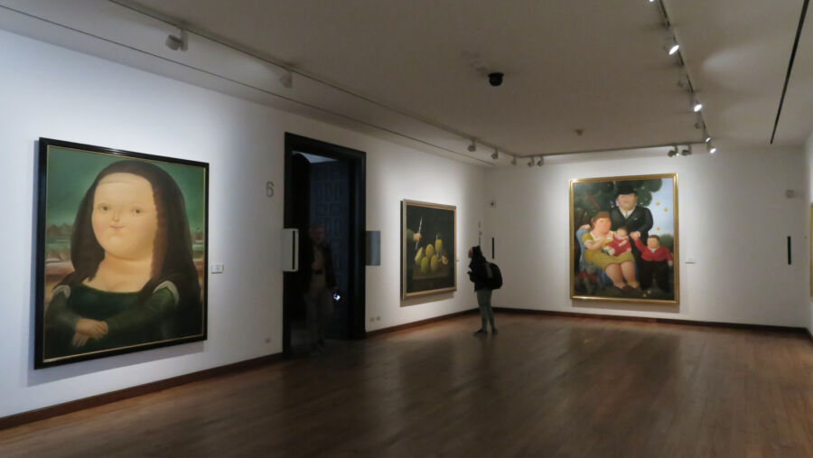 Inside the Botero Museum