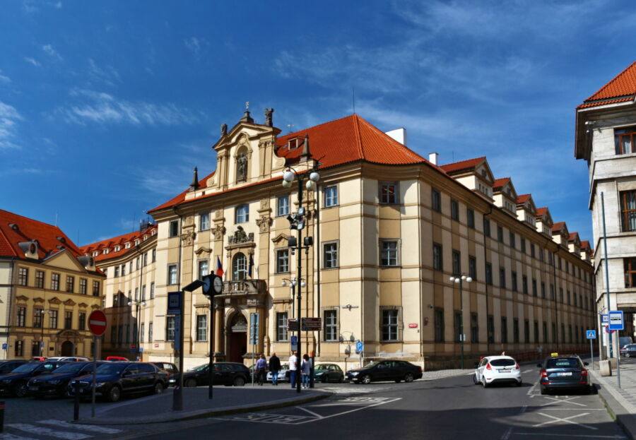 Klementinum at mid day in Prague