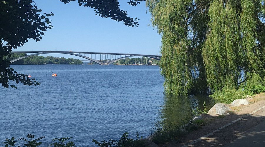 Bridge and the ocean view at Kungsholmen