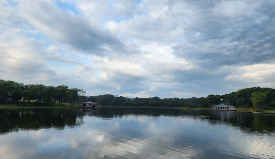 Lake Athens in Texas, USA