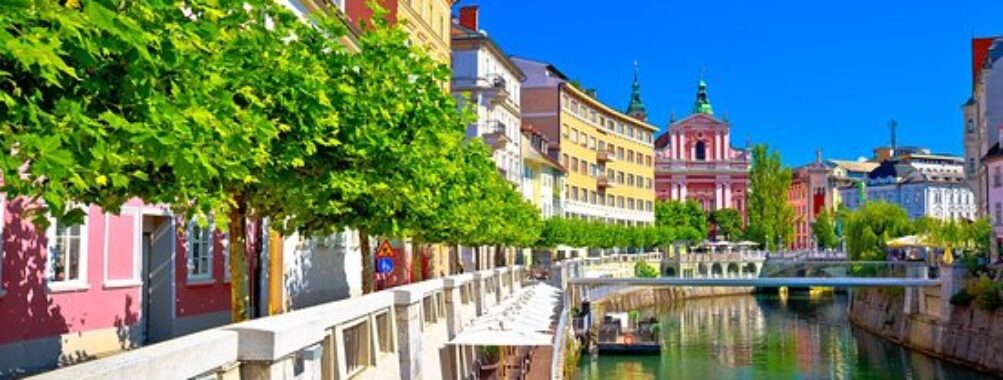 Scenic Ljubljana in Slovenia