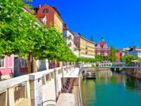 Scenic Ljubljana in Slovenia