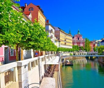 Scenic Ljubljana in Slovenia