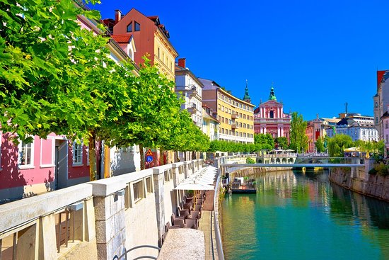 Scenic Ljubljana in Slovenia