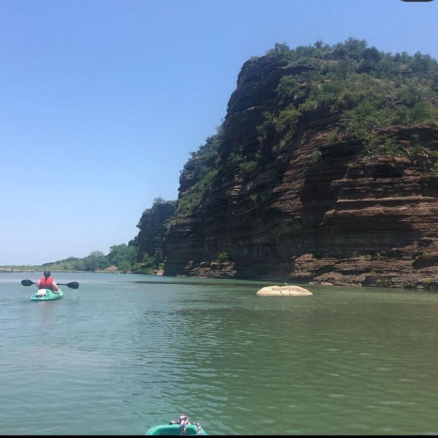 Llano river in London, Texas