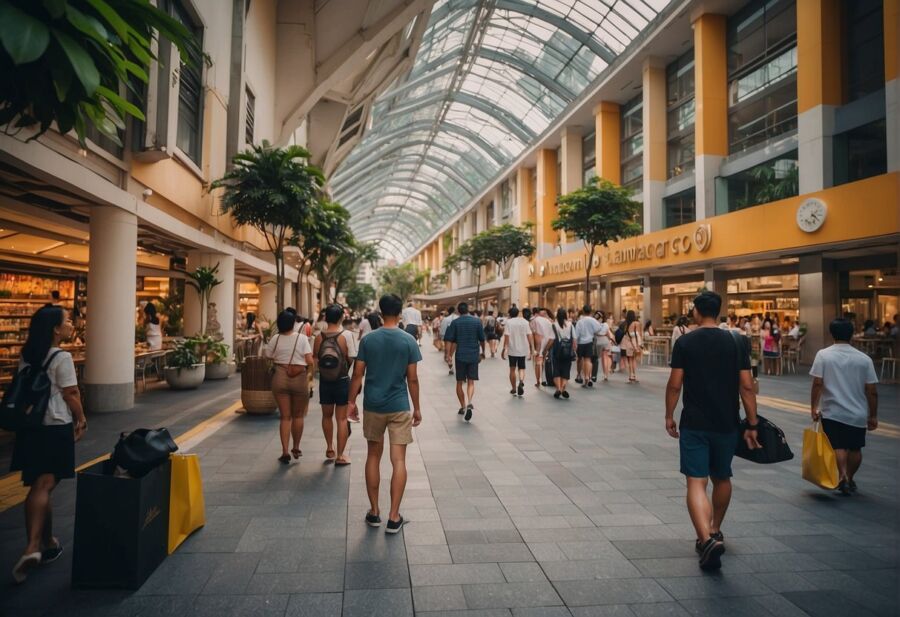 Local mall in Singapore