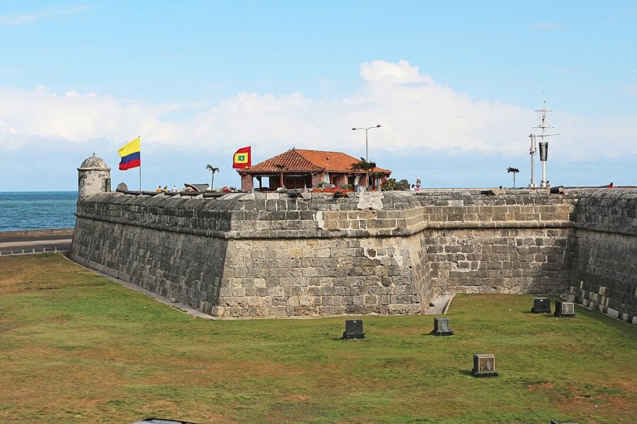 Military fort at Cartagena de Indias, Colombia