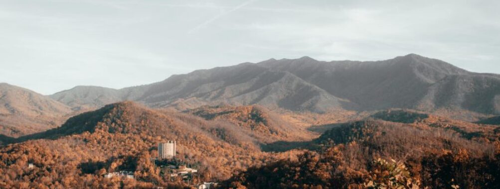 Mountain view in Gaitlinburg