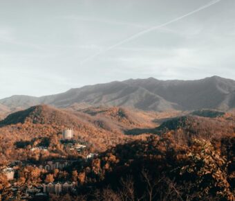 Mountain view in Gaitlinburg