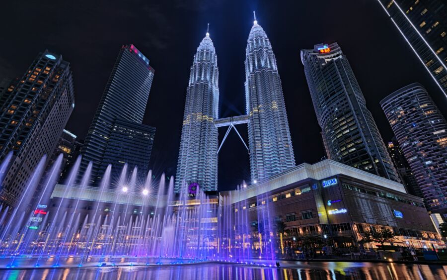 Night scene KLCC