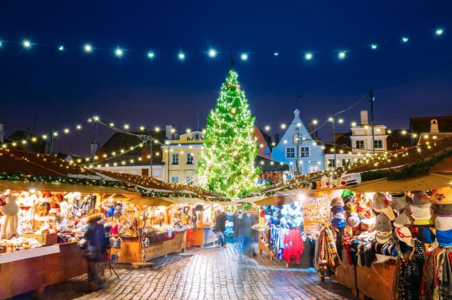 Vibrant Old Town Christmas Market (Tallinn, Estonia)