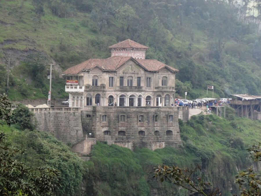 Old hotel at Tequendama Falls Museum