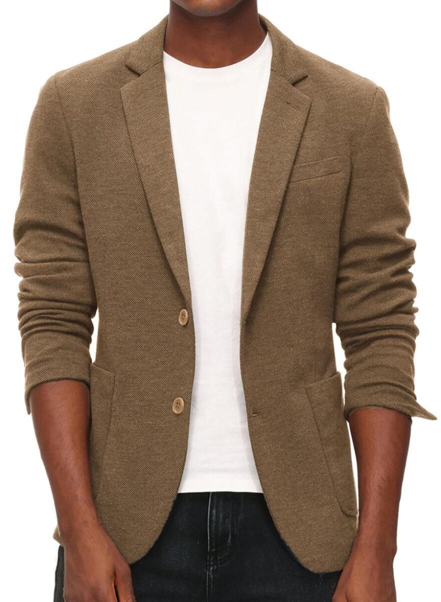 PJ PAUL JONES Men's Casual Knit Blazer