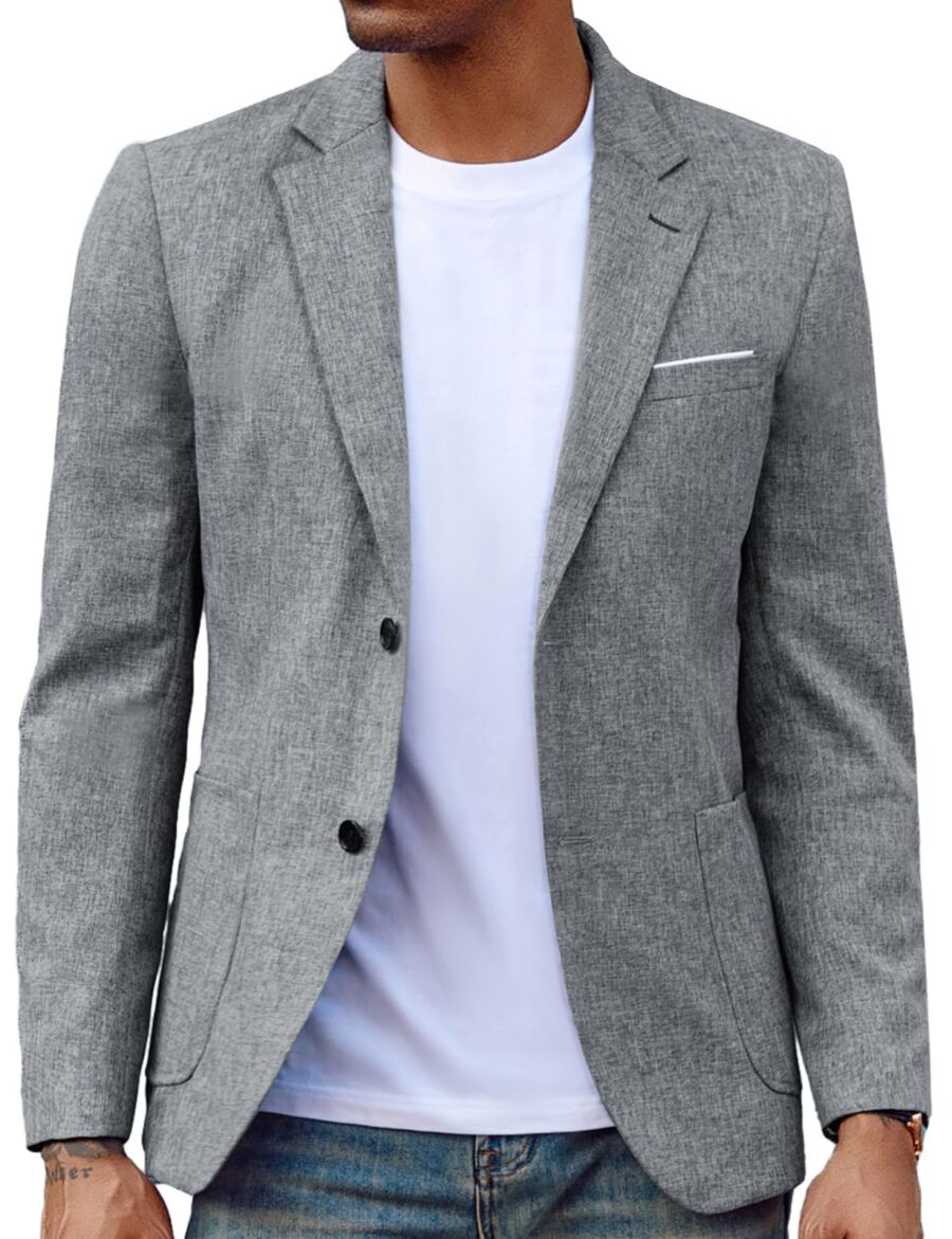 PJ PAUL JONES Mens Casual Sport Coat Blazer