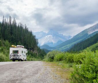 RV on the road