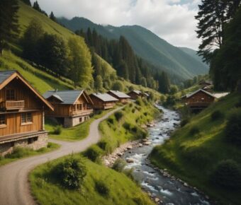 Beautiful scenery at Sajek Valley