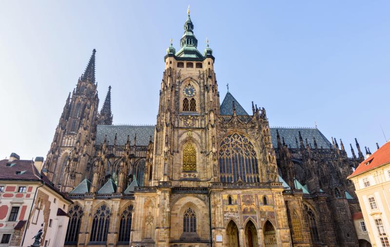 Iconic St. Vitus Cathedral in Prague