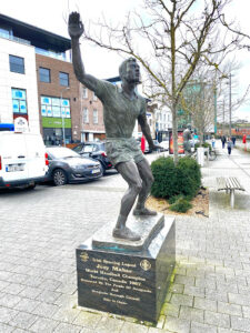 Statue of Joey Maher