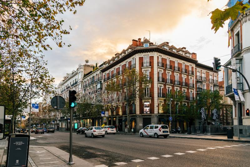 A busy street in Malasaña Spain