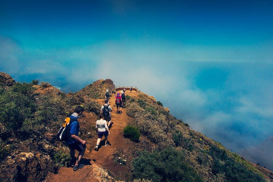 Hikers at Tenerife