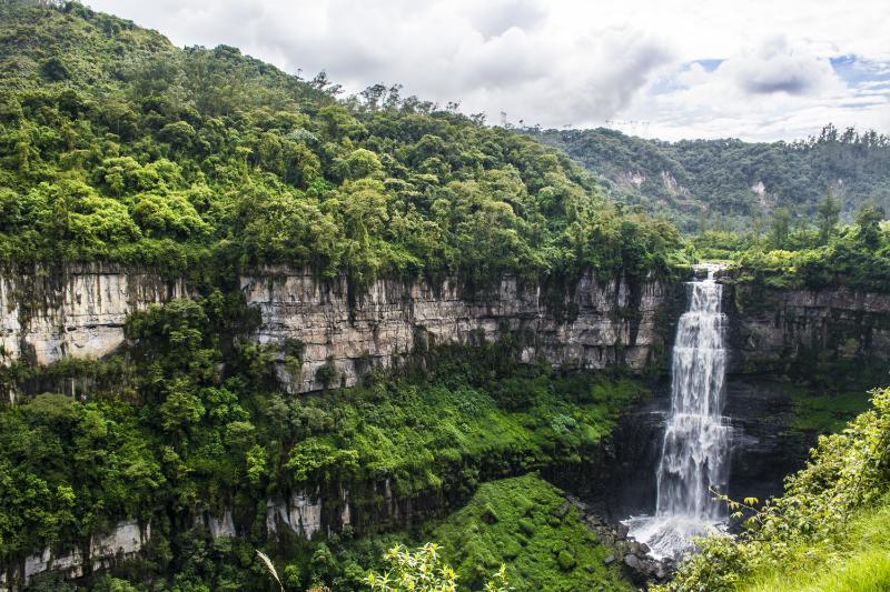 Picturesque Tequendama Falls 