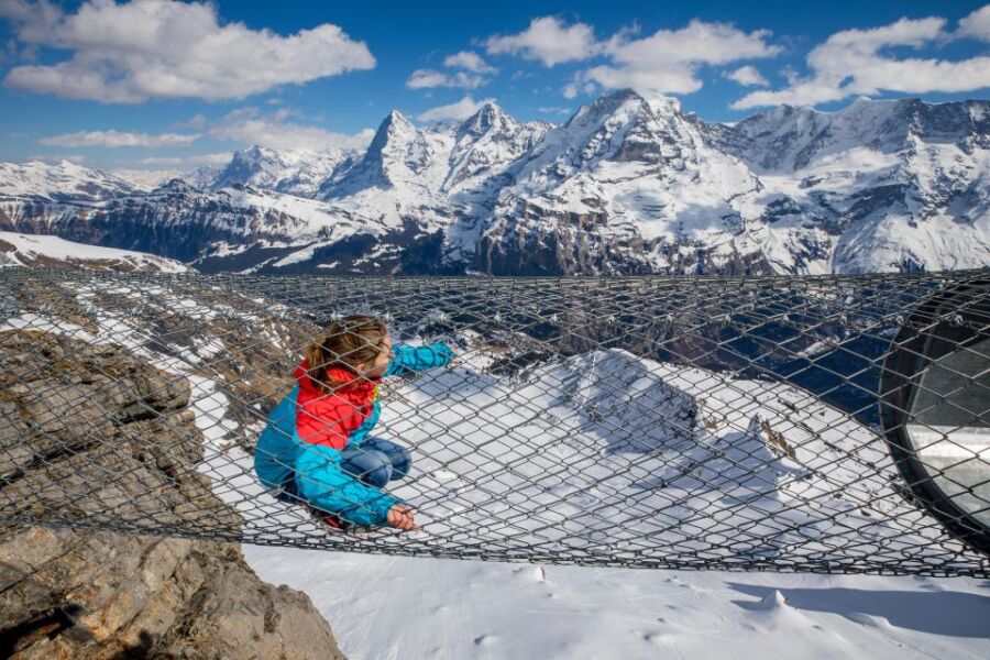 Girl at the Thrill Walk, Birg