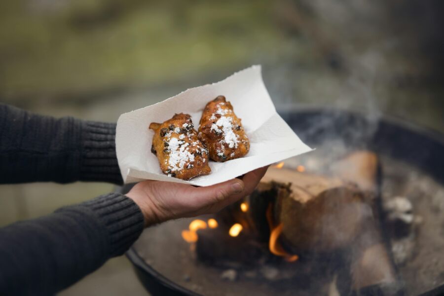 Traditional Dutch Oliebollen