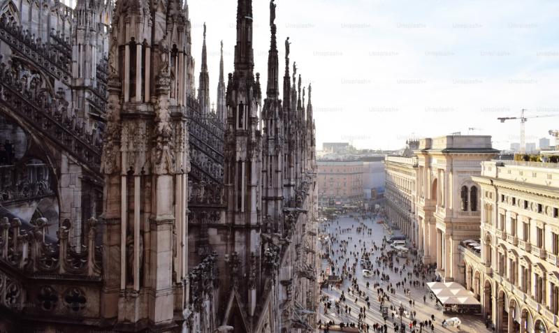 View from Duomo di Milano